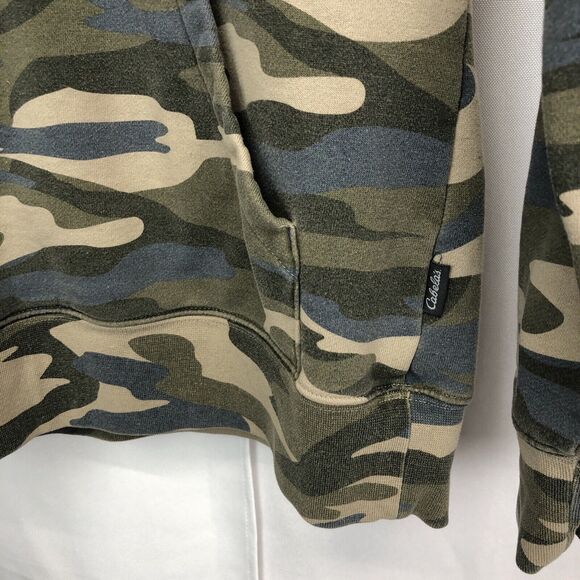 Womens Cabelas Purple Camouflage Hunting Hoodie Pullover Camo Sweatshirt Small - Picture 4 of 11